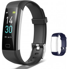 Fitness Tracker with Heart Rate Monitor, Cattle Herder Activity Tracker Watch Waterproof with Connected GPS, 16 Sports Modes Health Tracker for Women, Men, Gift Fitness Tracker with Heart Rate Monitor, Cattle Herder Activity Tracker Watch Waterproof with Connected GPS, 16 Sports Modes Health Tracker for Women, Men, Gift