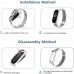 3Chome Metal Strap Compatible with Xiaomi Mi Band 6 / Mi Band 5/ Mi Band 4 / Mi Band 3, Smart Watch Wristbands Replacement Accessories 3Chome Metal Strap Compatible with Xiaomi Mi Band 6 / Mi Band 5/ Mi Band 4 / Mi Band 3, Smart Watch Wristbands Replacement Accessories